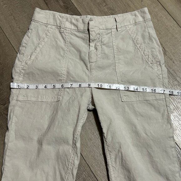 Frank & Eileen Jameslon Utility Cropped Fray Hem Pants Size 2 - Picture 11 of 15